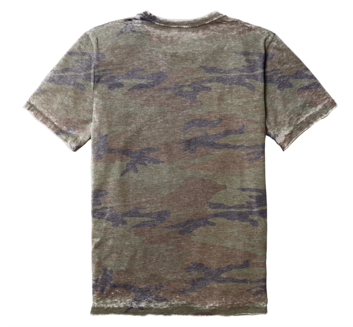 Camo Burnout Tee
