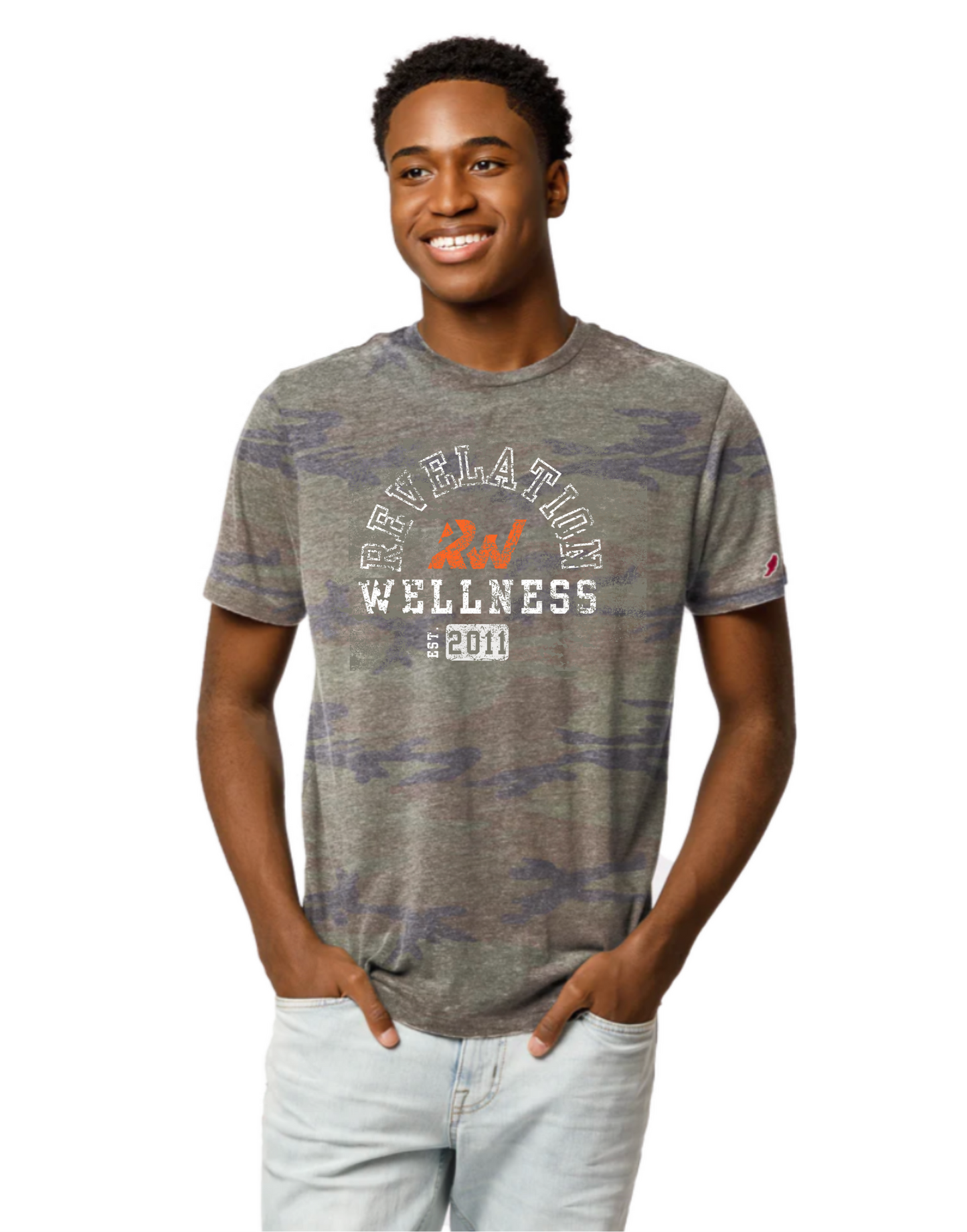 Camo Burnout Tee