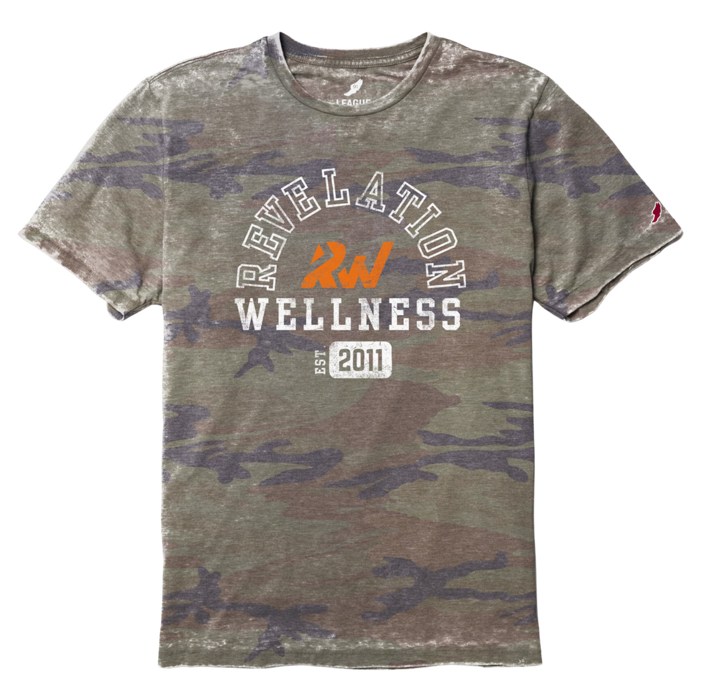 Camo Burnout Tee