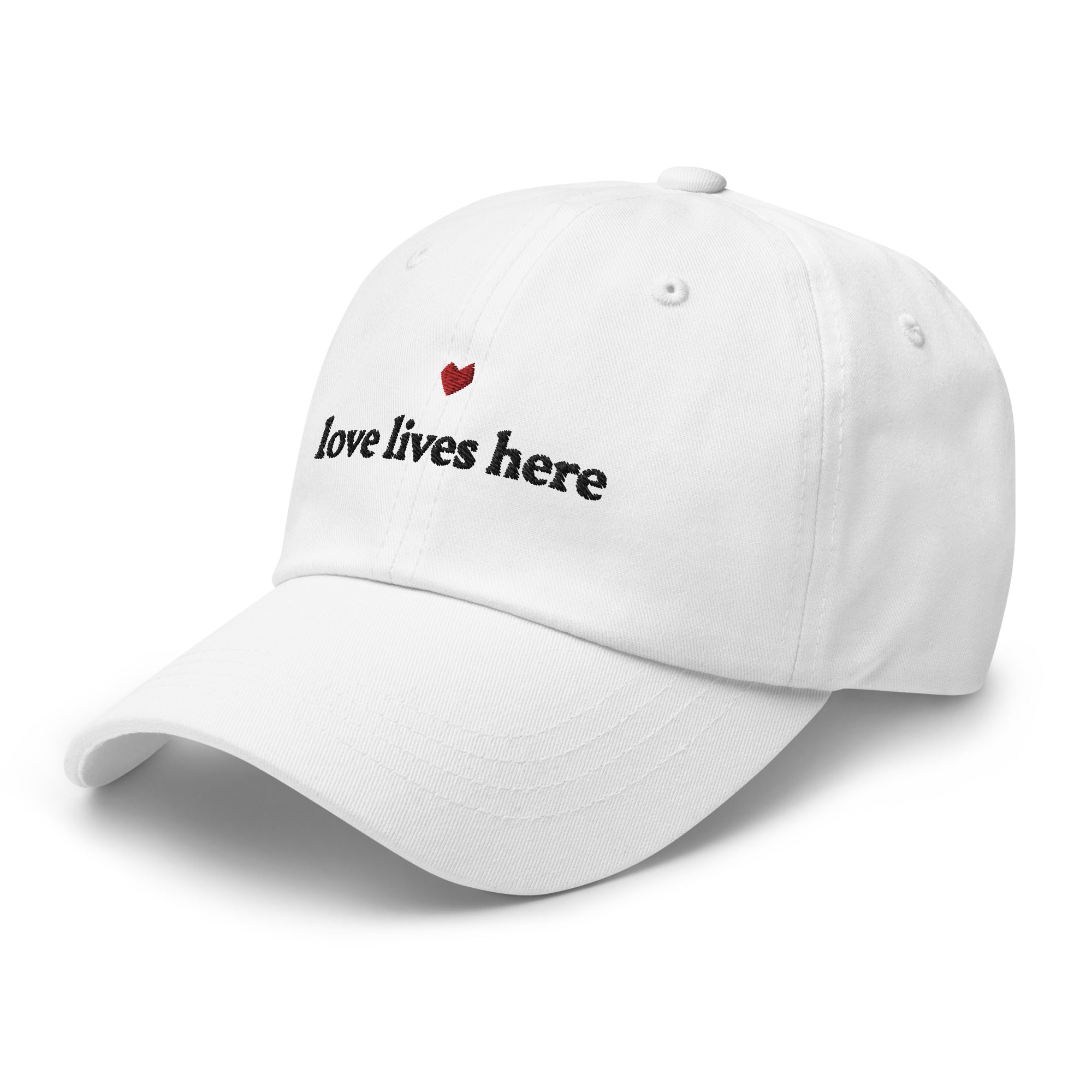 Love Lives Here Dad Hat