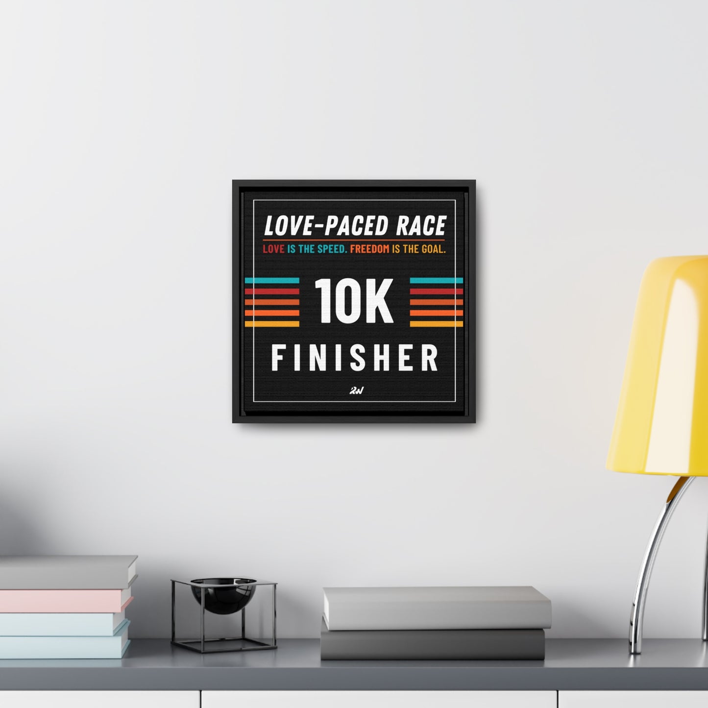 LPR Finisher Gallery Canvas Wrap, Square Frame - 10K