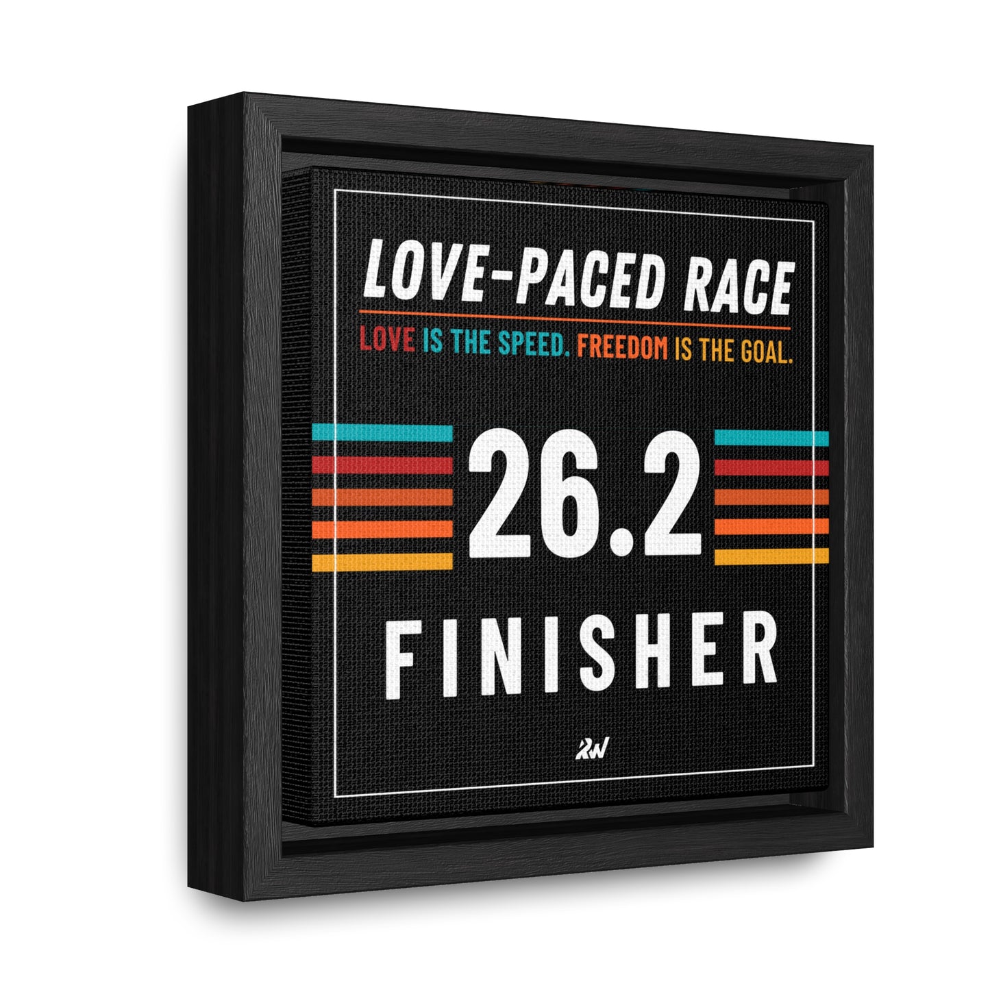 LPR Finisher Gallery Canvas Wrap, Square Frame - 26.2