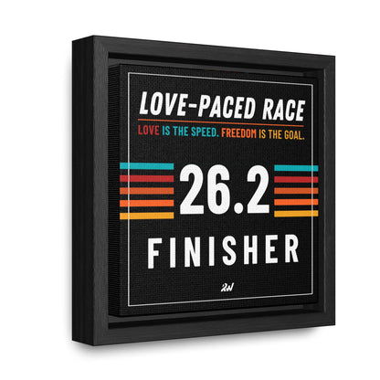 LPR Finisher Gallery Canvas Wrap, Square Frame - 26.2