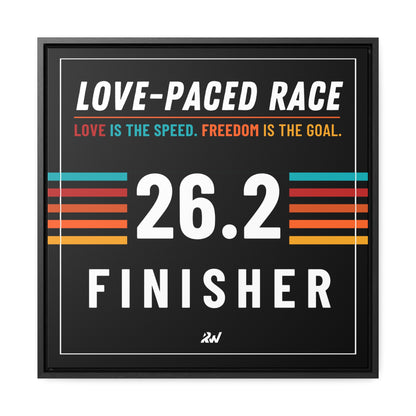 LPR Finisher Gallery Canvas Wrap, Square Frame - 26.2