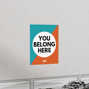 You Belong Here Poster