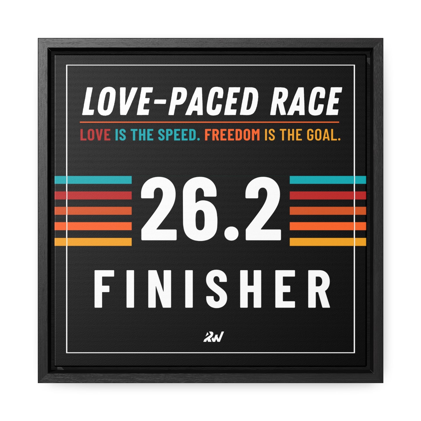 LPR Finisher Gallery Canvas Wrap, Square Frame - 26.2