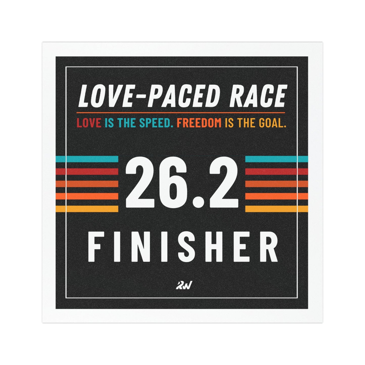 LPR Finisher - 26.2 Mileage Car Magnet