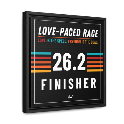 LPR Finisher Gallery Canvas Wrap, Square Frame - 26.2