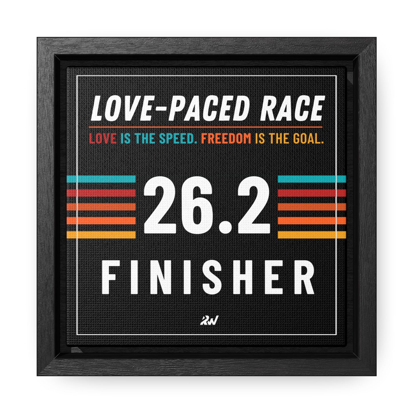 LPR Finisher Gallery Canvas Wrap, Square Frame - 26.2