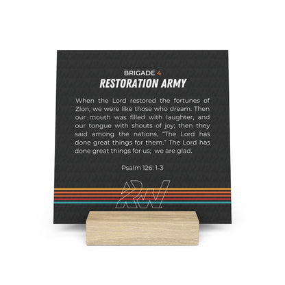 Brigade 4 Desktop Scripture Stand