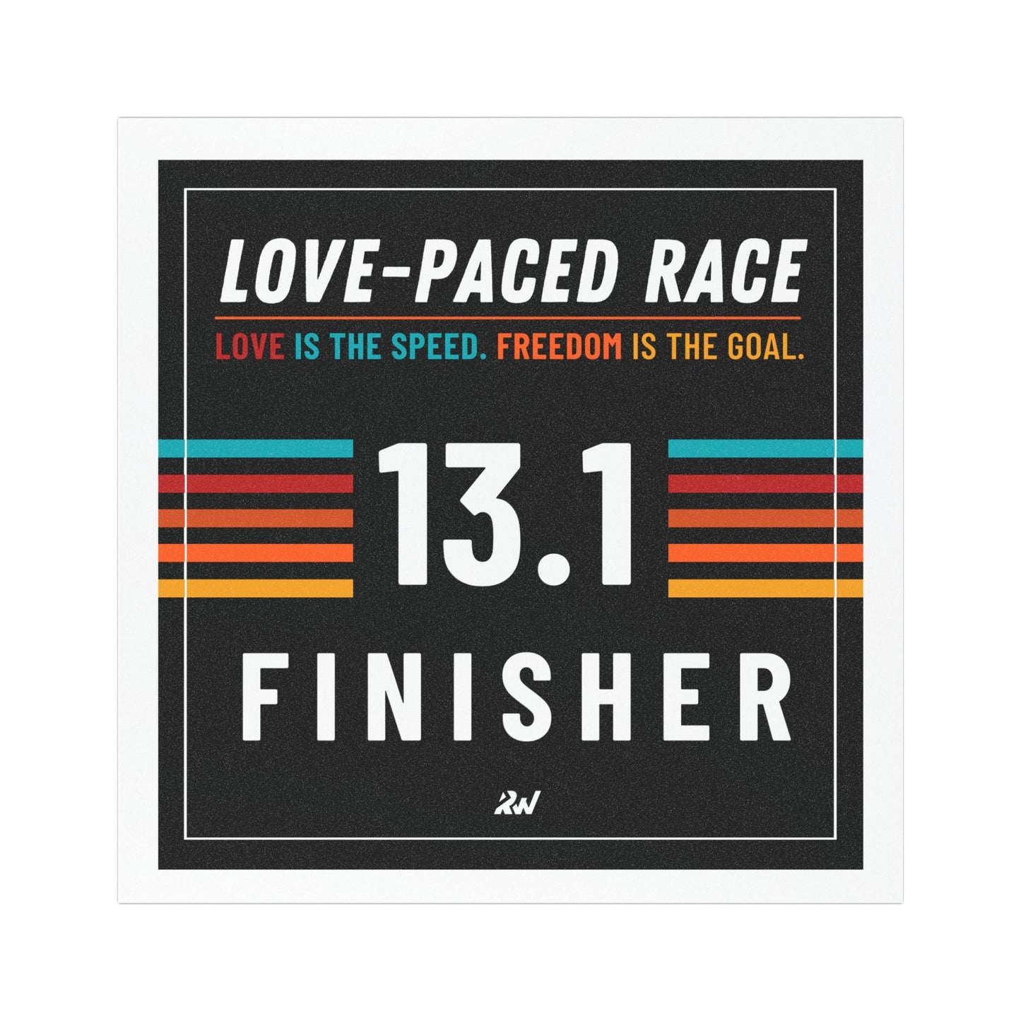 LPR Finisher - 13.1 Mileage Car Magnet