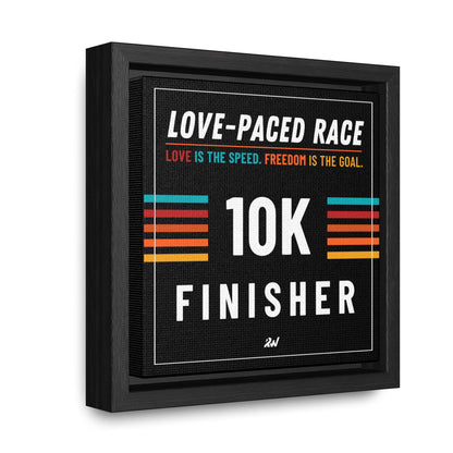 LPR Finisher Gallery Canvas Wrap, Square Frame - 10K