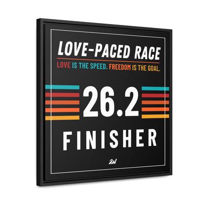 LPR Finisher Gallery Canvas Wrap, Square Frame - 26.2