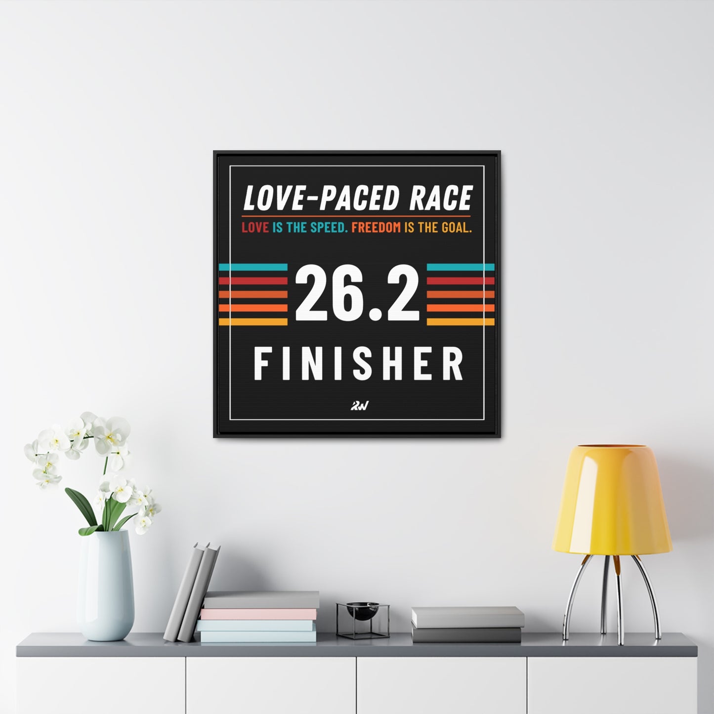 LPR Finisher Gallery Canvas Wrap, Square Frame - 26.2