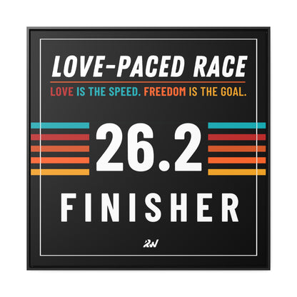 LPR Finisher Gallery Canvas Wrap, Square Frame - 26.2