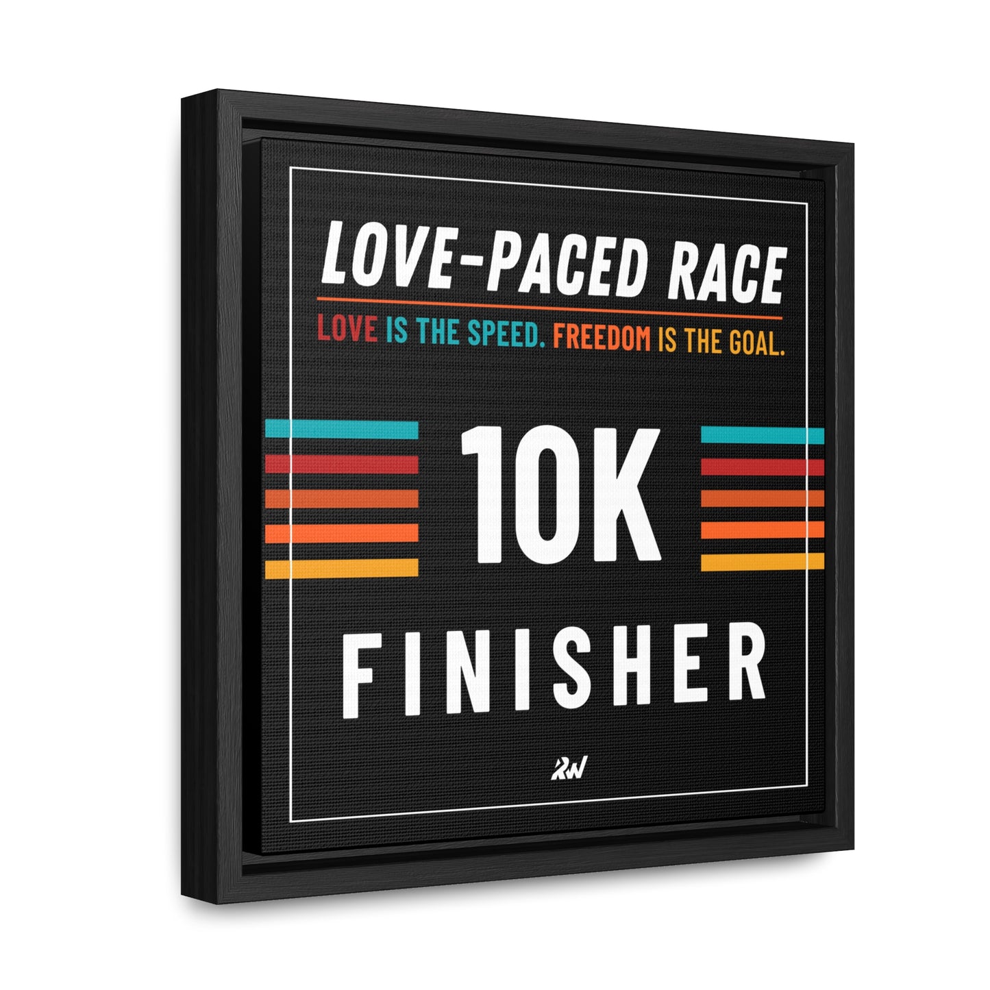 LPR Finisher Gallery Canvas Wrap, Square Frame - 10K