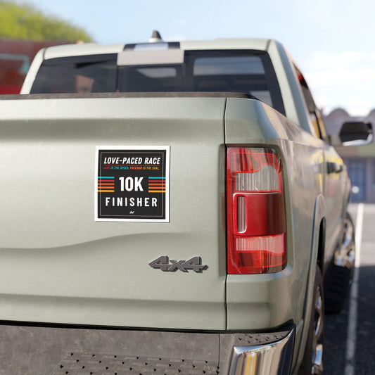 LPR Finisher - 10K Mileage Car Magnet