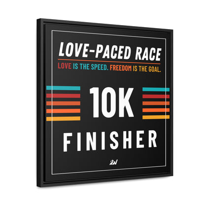 LPR Finisher Gallery Canvas Wrap, Square Frame - 10K