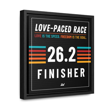 LPR Finisher Gallery Canvas Wrap, Square Frame - 26.2