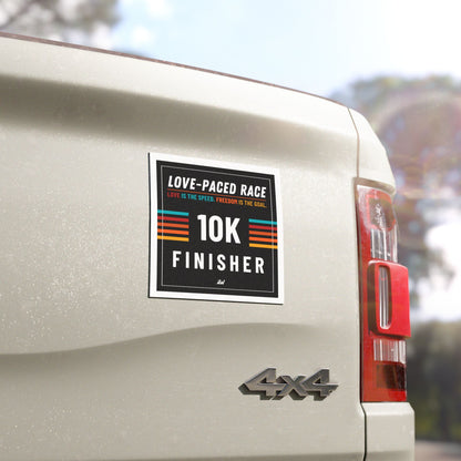 LPR Finisher - 10K Mileage Car Magnet