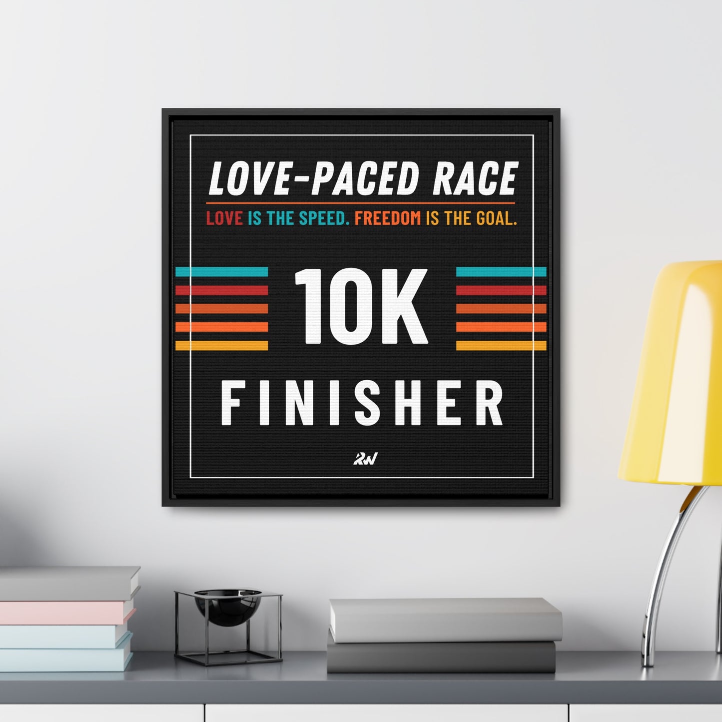 LPR Finisher Gallery Canvas Wrap, Square Frame - 10K