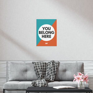 You Belong Here Poster