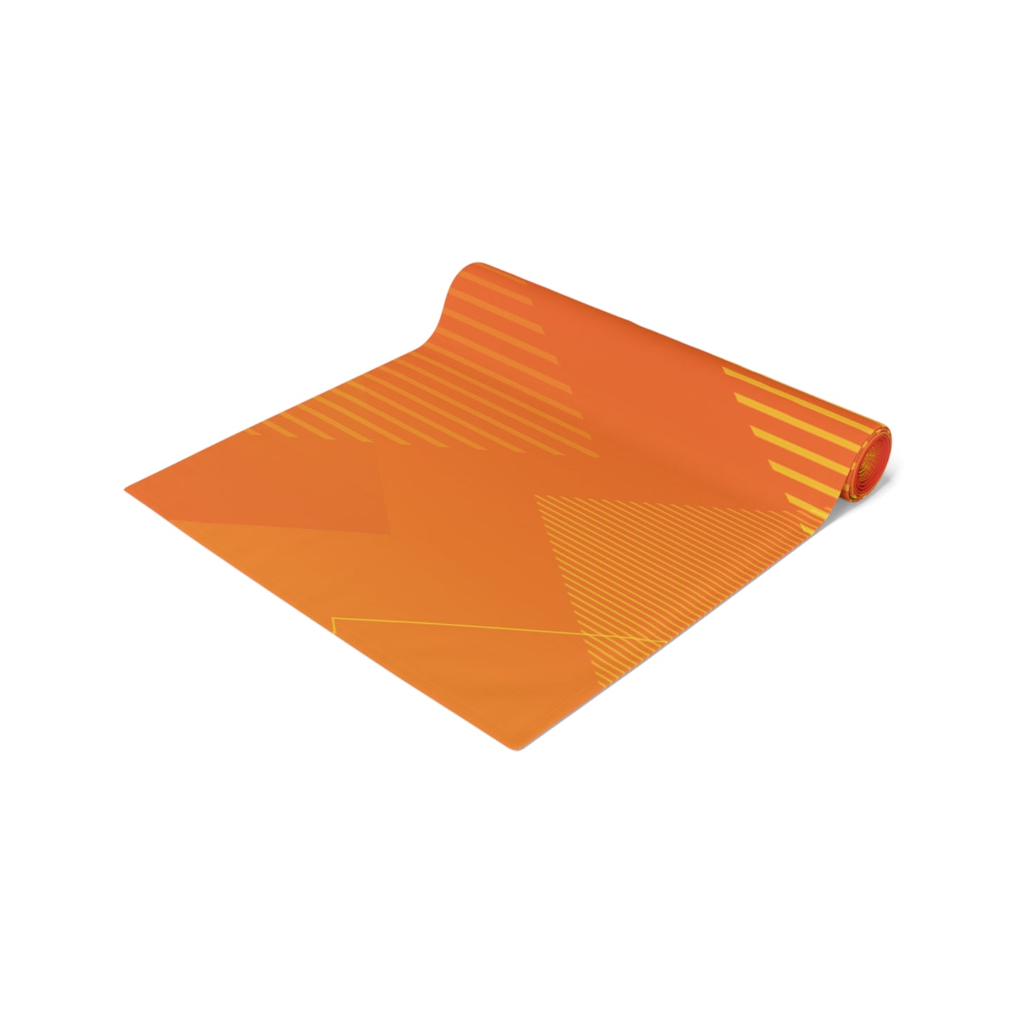 Dynamic Orange Table Runner