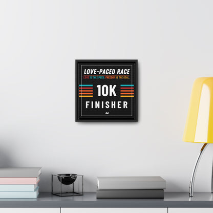 LPR Finisher Gallery Canvas Wrap, Square Frame - 10K