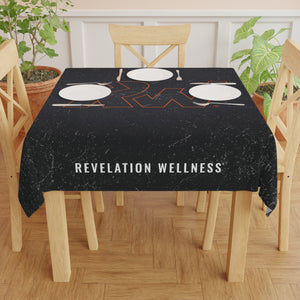 Vintage Black Tablecloth