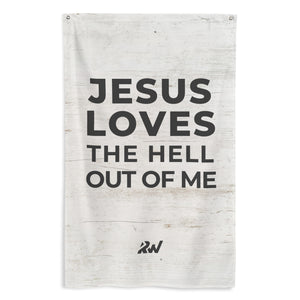 Jesus Loves Me Banner