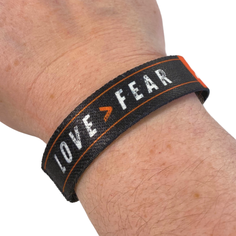 Love > Fear® Wristband