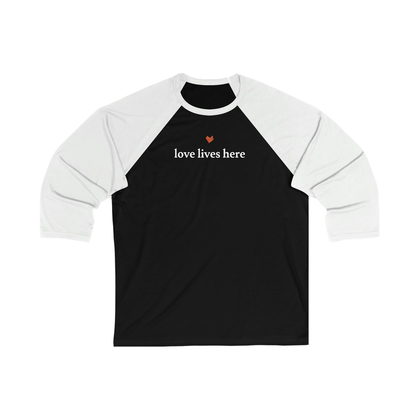 Love Lives Here Baseball Tee