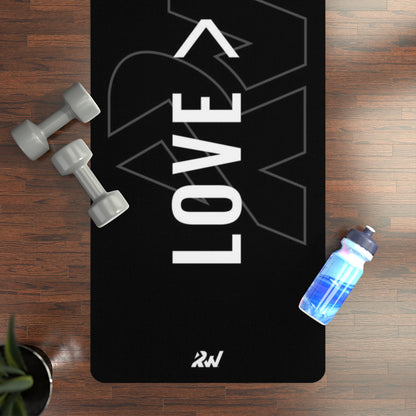 Love > Fear Rubber Yoga Mat