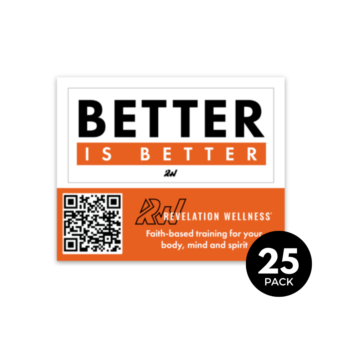 Better is Better Stickers w/ QR Code