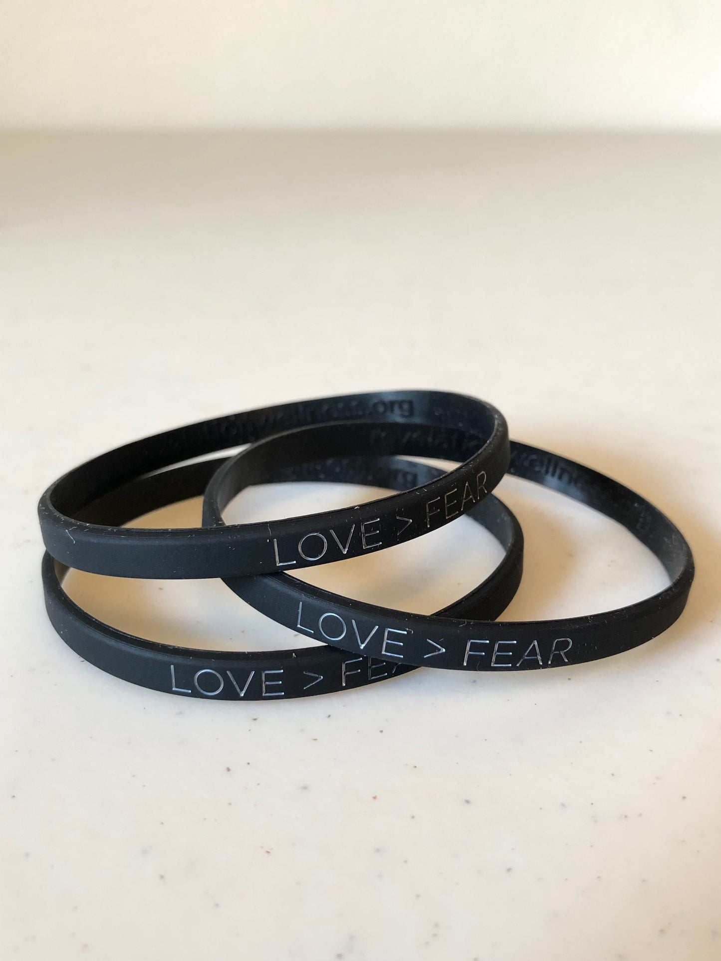 Love > Fear® Bracelets - Bag of 100