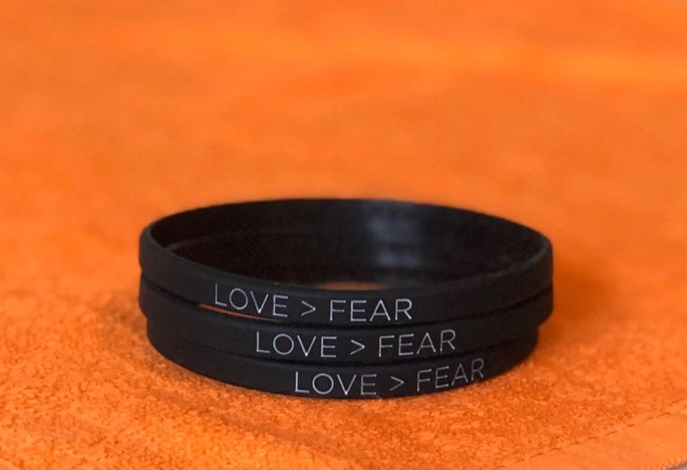 Love > Fear® Bracelets - Set of 3