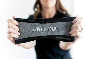 Love > Fear® Fleece Headband