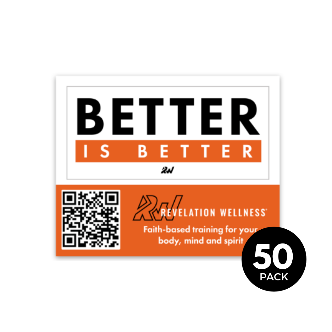 Better is Better Stickers w/ QR Code