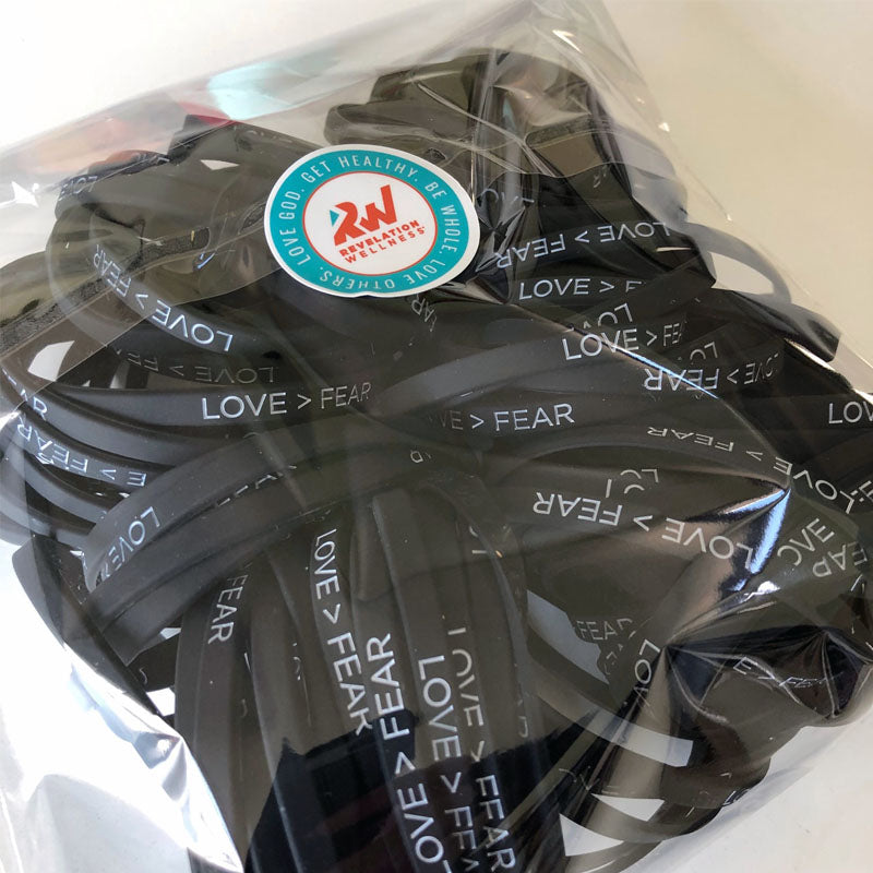 Love > Fear® Bracelets - Bag of 100