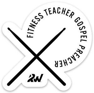 Fitness Teacher Gospel Preacher Sticker