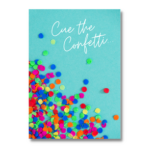 Cue the Confetti Greeting Card
