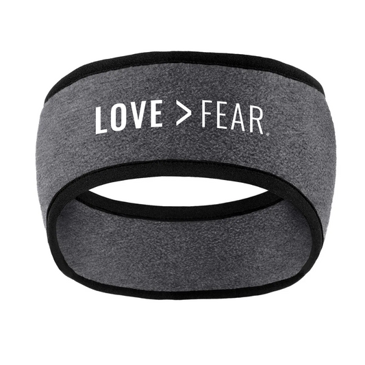 Love > Fear® Fleece Headband