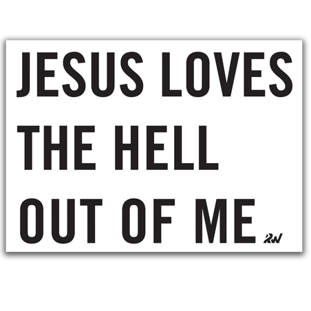 Jesus Loves Me Sticker