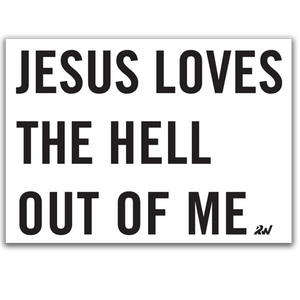 Jesus Loves Me Sticker