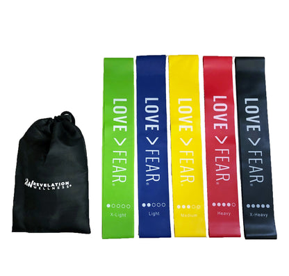 Love > Fear® Resistance Band Set