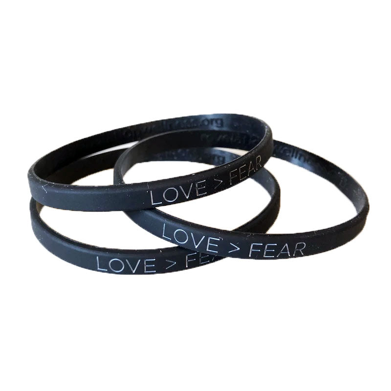 Love > Fear® Bracelets - Set of 3