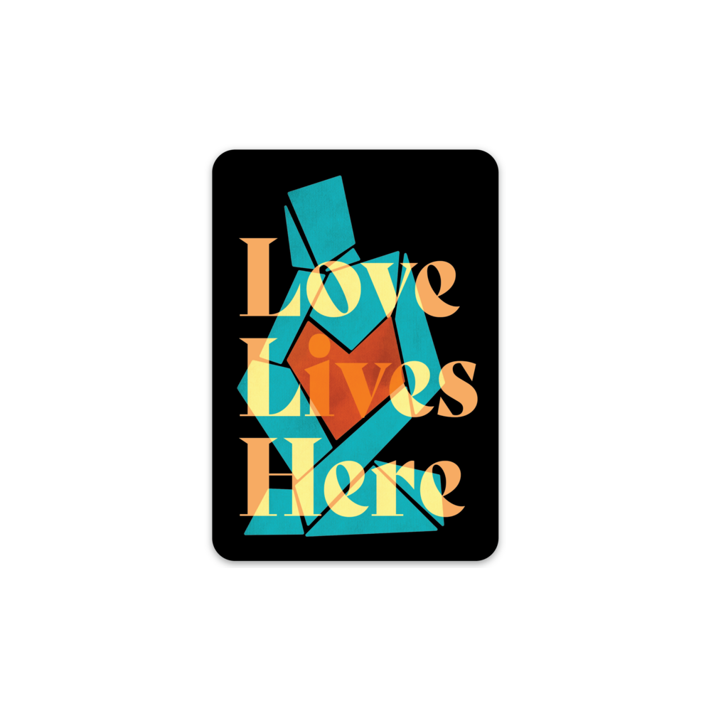 Love Lives Here Sticker Revelation Wellness